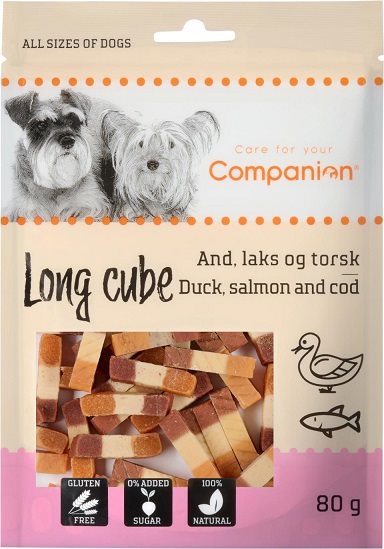Companion Long Cube Duck/Salmon/Cod 80g