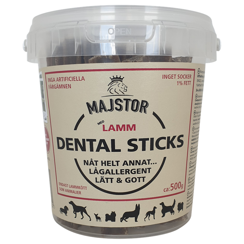 Majstor dental sticks lamm 500gr