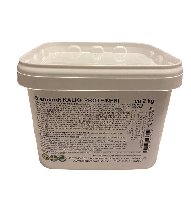 Standardt Kalk Plus protein fri 2kg