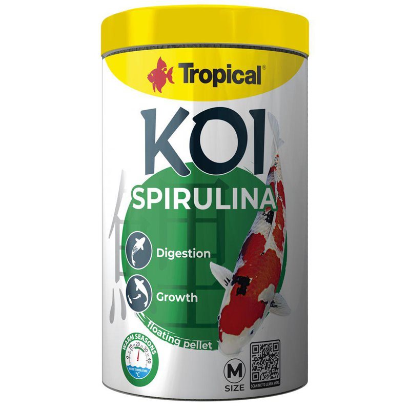 Tropical Koi Spirulina Medium 1000ml