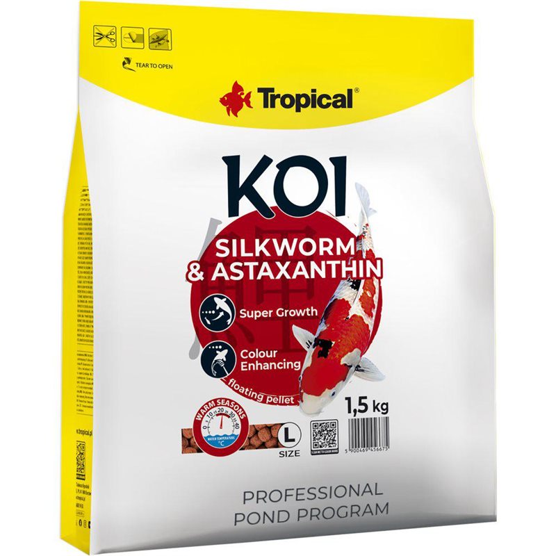 Tropical Koi Silkworm & Astataxin Large 5L
