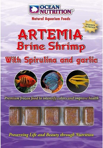 Fiskfoder Fryst ON Artemia m Spirulina/Vitlök 100g 