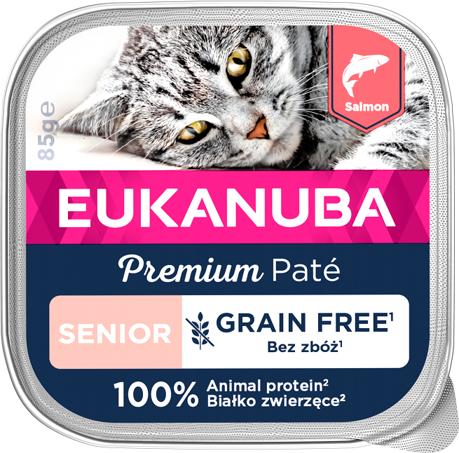 Eukanuba Senior Salmon Pate 12x85g