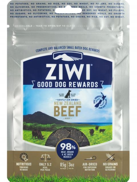 Ziwi Peak Dog treats beef 85g